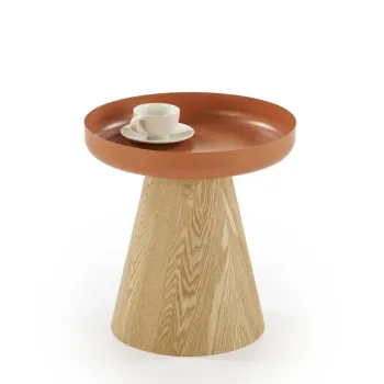 Masuta de cafea Gina natur/cinnamon o40/h42 cm imagine