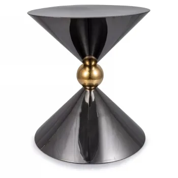 Masuta de cafea Mira neagra o50/h56 cm imagine