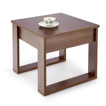 Masuta de cafea Nea patrata nuc inchis L60 cm imagine