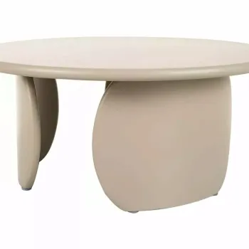 Masuta de cafea Noemi bej inchis mat o80/h35 cm imagine