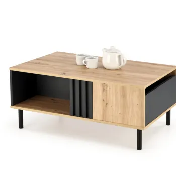 Masuta de cafea Sonia stejar arizan/negru imagine