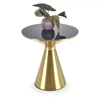 Masuta de cafea Tribeca - marmura neagra/gold imagine