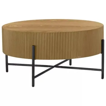 Masuta de cafea Tuca stejar / negru mat o80/h40 cm imagine