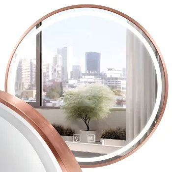 Oglinda LED 100cm MMJ BRUSH COPPER imagine