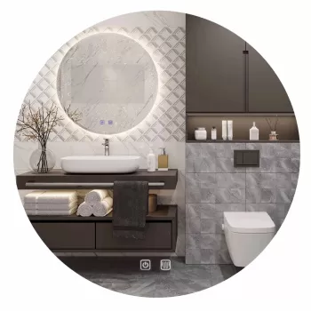 Oglinda LED 70cm HZJ070 imagine