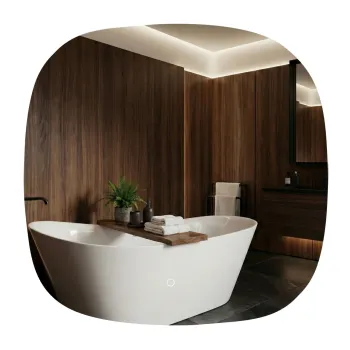 Oglinda LED 70x70cm TOP imagine