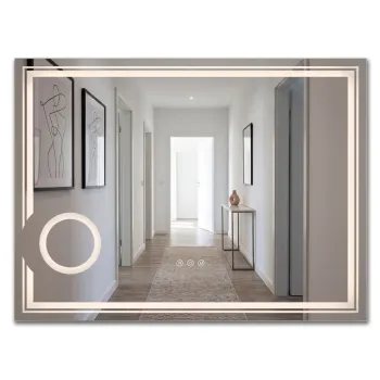 Oglinda LED 80x60cm HAVEN imagine