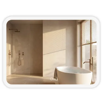 Oglinda LED 80x60cm TOP-3 imagine