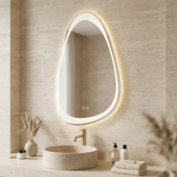 Oglinda LED ART 90x50 cm imagine