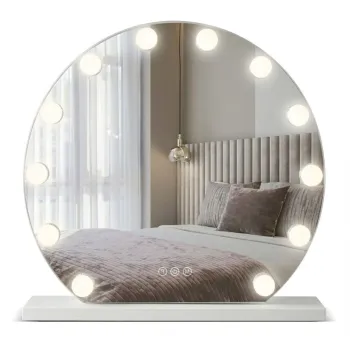 Oglinda LED HOLLYWOOD White 50 cm imagine