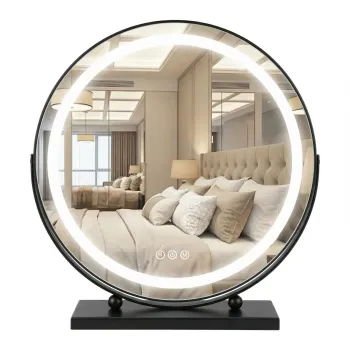 Oglinda LED MAKE-UP Black 50 cm imagine