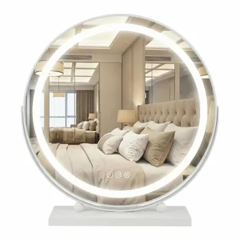 Oglinda LED MAKE-UP White 50 cm imagine