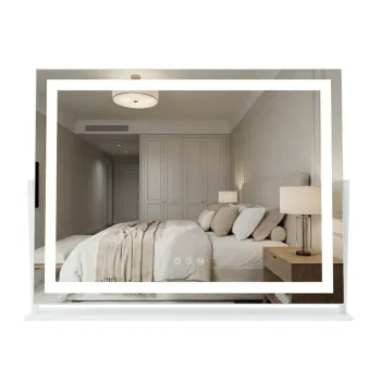 Oglinda LED STUDIO White 58x45 imagine