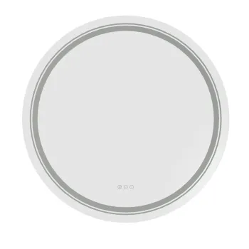 Oglinda pentru baie Dover 60 cm argintie imagine