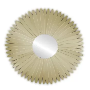 Oglinda rotunda Stella Auriu/Sampanie - O80 x h80 cm imagine
