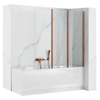 Panou pentru cada pliabil Rea Agat-3 120 Brush Copper imagine