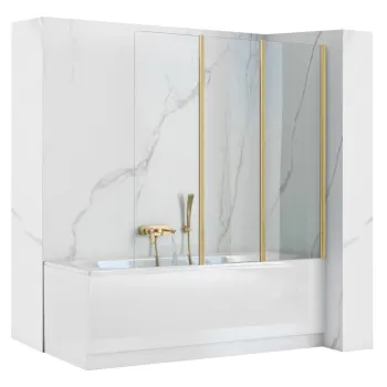 Panou pentru cada pliabil Rea Agat-3 120 BRUSH GOLD imagine