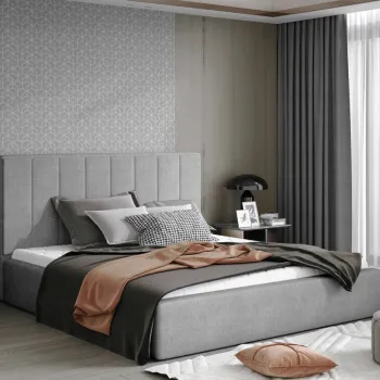 Pat Audrey 160x200 cm Omega 13 cu somiera de lemn imagine