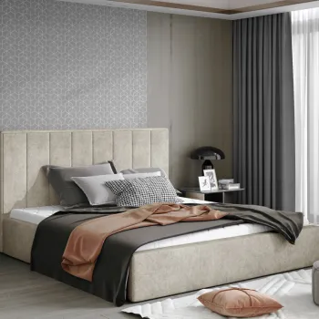 Pat Audrey 180x200 cm Dora 21 cu somiera de lemn imagine