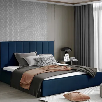 Pat Audrey 200x200 cm Monolith 77 cu somiera de lemn imagine