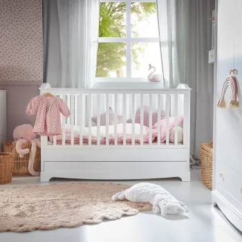 Pat bebelusi Royal alb 70x140 cm imagine