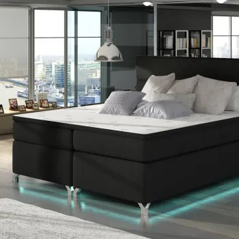 Pat boxspring Amadeo LED 160x200 cm Sawana 14 imagine