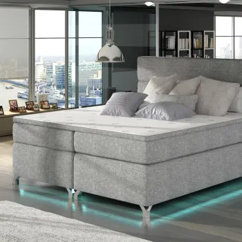 Pat boxspring Amadeo LED 180x200 cm Sawana 21 imagine