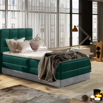 Pat boxspring Aster 90x200 cm pe dreapta Monolith 37/Monolith 84 imagine