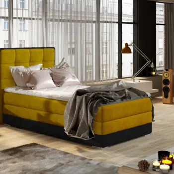 Pat boxspring Aster 90x200 cm pe dreapta Omega 68/Soft 11 imagine