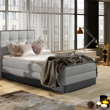 Pat boxspring Aster 90x200 cm pe dreapta Sawana 05/Sawana 21 imagine