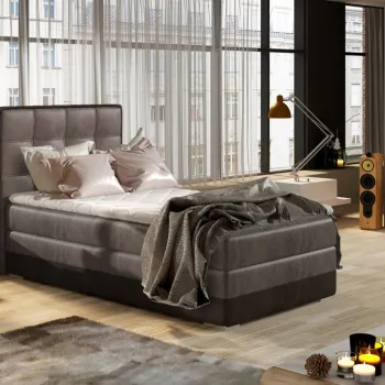 Pat boxspring Aster 90x200 cm pe stanga Monolith 29/Monolith 09 imagine