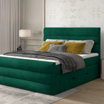 Pat boxspring Cande 140x200 cm Monolith 37 imagine