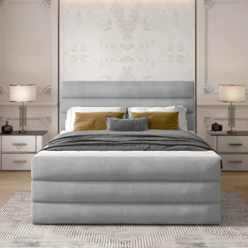 Pat boxspring Cande 160x200 cm Monolith 84 imagine