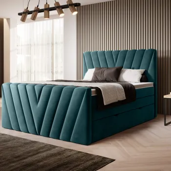 Pat boxspring Candice 140x200 cm Lukso 39 imagine