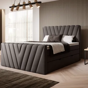 Pat boxspring Candice 160x200 cm Flores 22 imagine