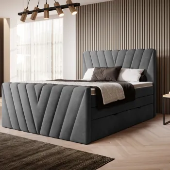 Pat boxspring Candice 160x200 cm Loco 06 imagine