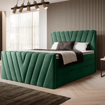 Pat boxspring Candice 160x200 cm Lukso 35 imagine