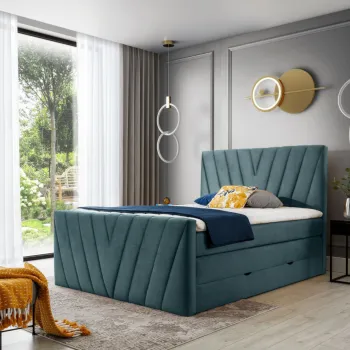 Pat boxspring Candice 160x200 cm Monolith 76 imagine