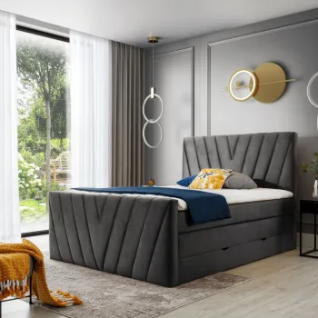 Pat boxspring Candice 160x200 cm Nube 5 imagine