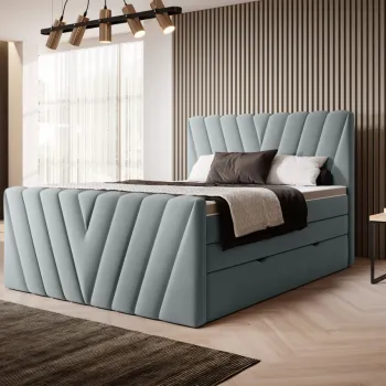 Pat boxspring Candice 160x200 cm Savoi 100 imagine