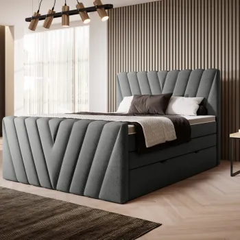 Pat boxspring Candice 180x200 cm Flores 4 imagine