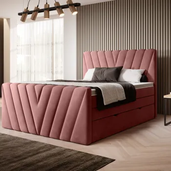 Pat boxspring Candice 180x200 cm Lukso 24 imagine