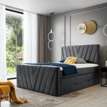 Pat boxspring Candice 180x200 cm Nube 6 imagine