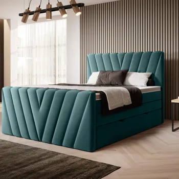 Pat boxspring Candice 180x200 cm Velvetmat 38 imagine