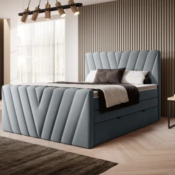 Pat boxspring Candice 180x200 cm Velvetmat 4 imagine