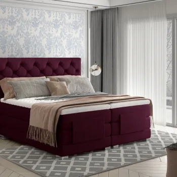Pat boxspring Clover 140x200 cm Matvelvet 68 imagine