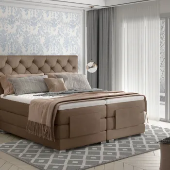 Pat boxspring Clover 140x200 cm Monolith 09 imagine