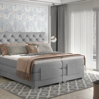 Pat boxspring Clover 140x200 cm Monolith 84 imagine