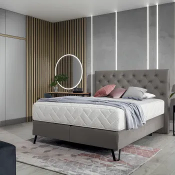 Pat boxspring Cortina 140x200 cm Loco 4 imagine