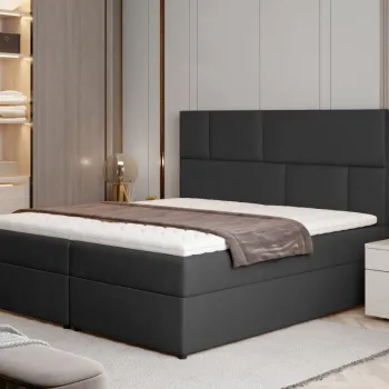 Pat boxspring Florence 140x200 cm Monolith 97 imagine